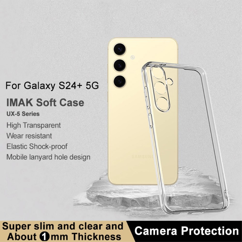 Coque TPU Case Samsung Galaxy S24 Plus, Crystal Clear