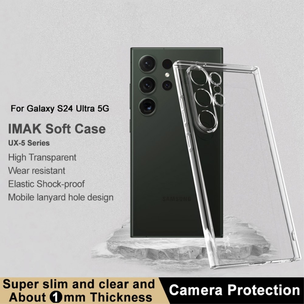 Coque TPU Case Samsung Galaxy S24 Ultra, Crystal Clear