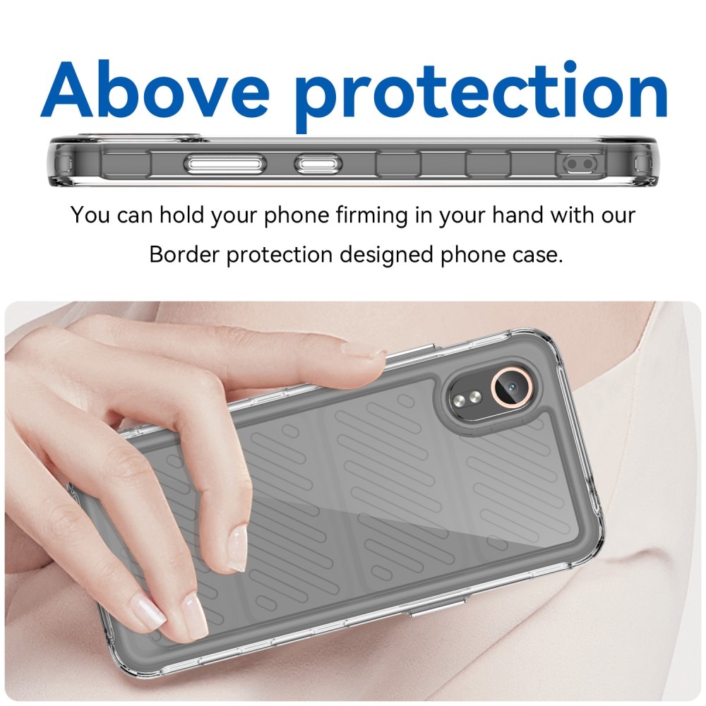 Coque Hybride Crystal Hybrid Samsung Galaxy Xcover 7, transparent