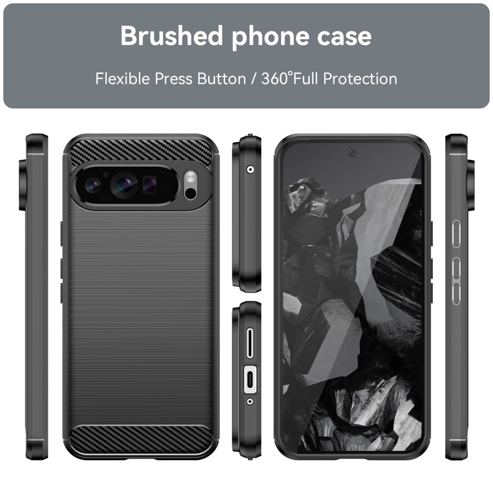 Coque TPU Brushed Google Pixel 9 Pro XL, [FÄRG}
