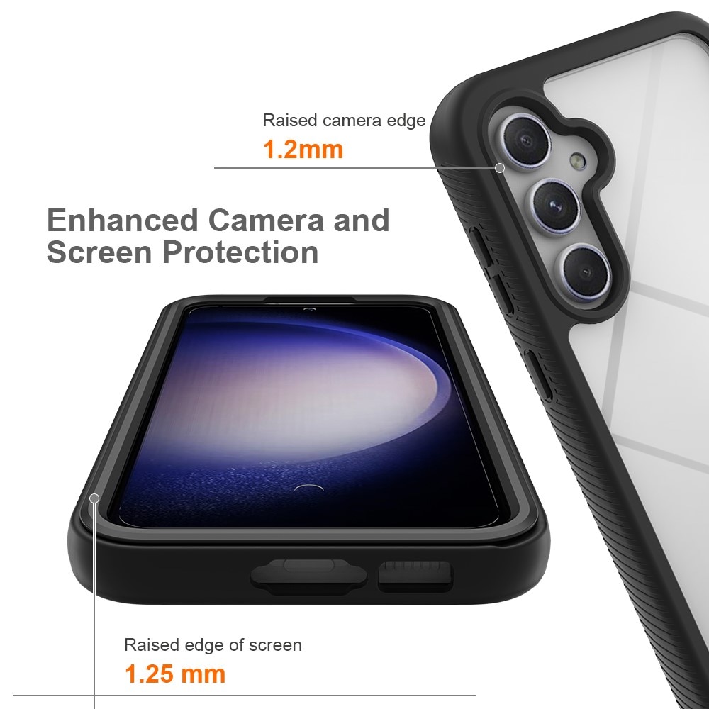 Coque Full Protection Samsung Galaxy S25 Edge, Noir
