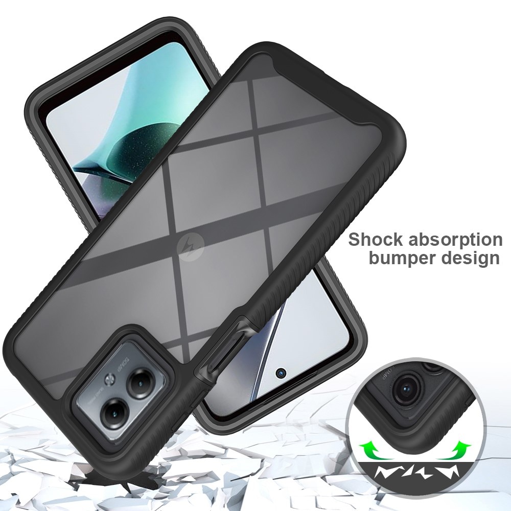 Coque Full Protection Motorola Moto G54, Noir