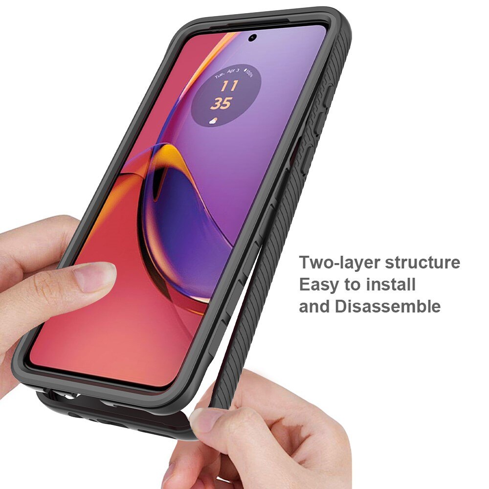 Coque Full Protection Motorola Moto G84, Noir