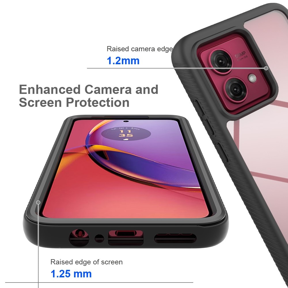 Coque Full Protection Motorola Moto G84, Noir
