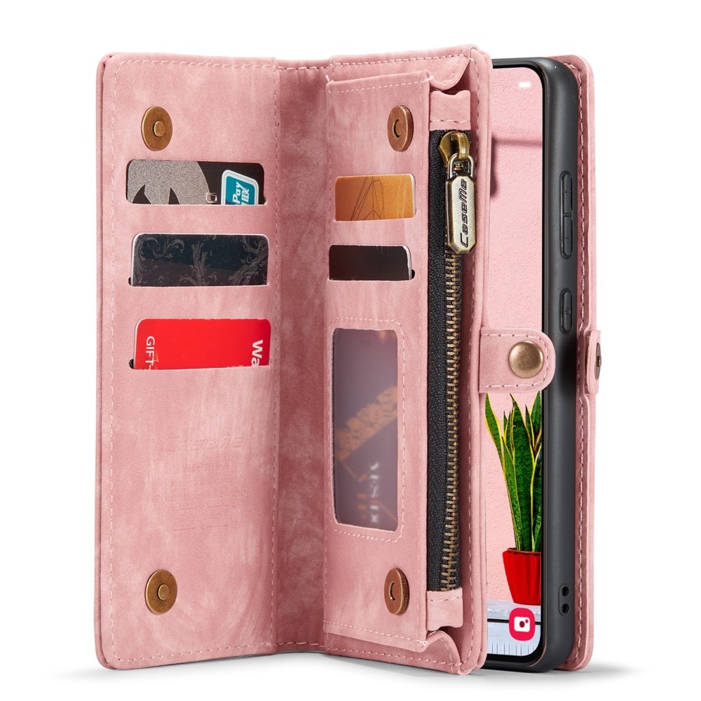 Étui portefeuille multi-cartes Samsung Galaxy S24, Rose