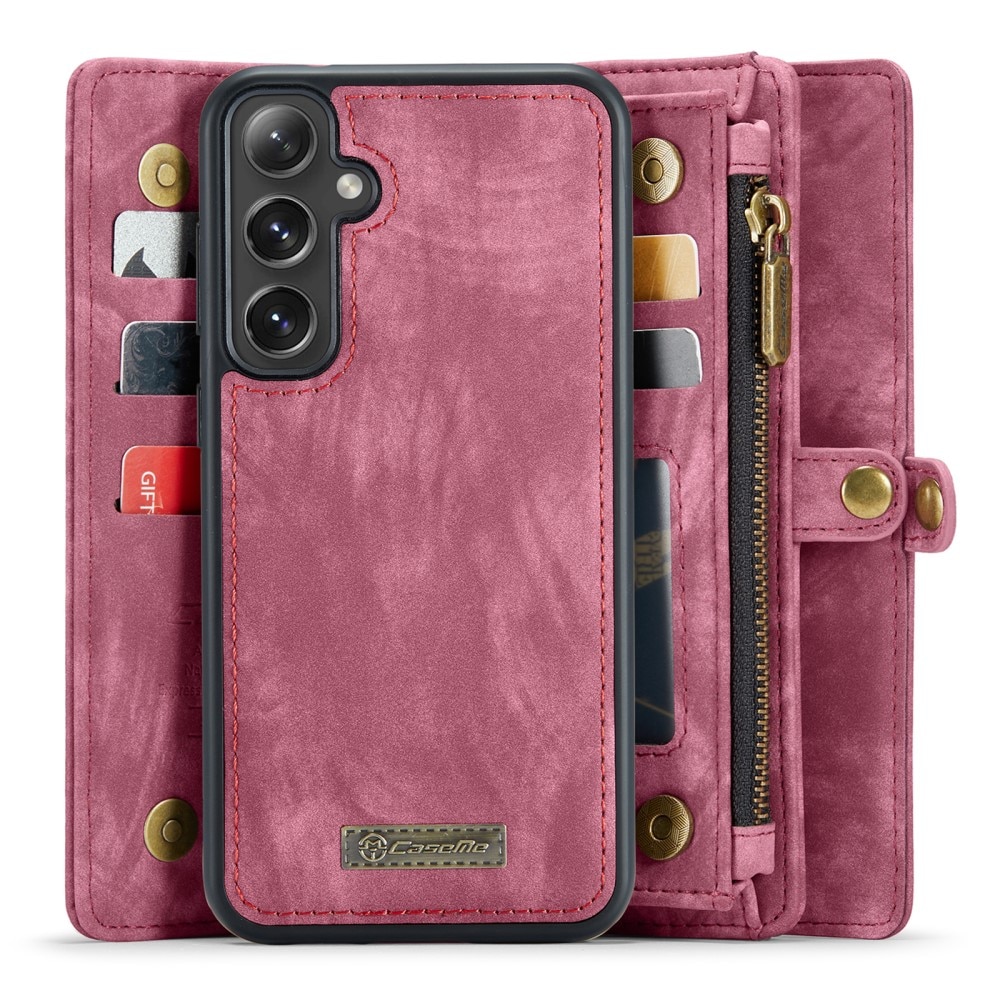 Étui portefeuille multi-cartes Samsung Galaxy S24, Rouge