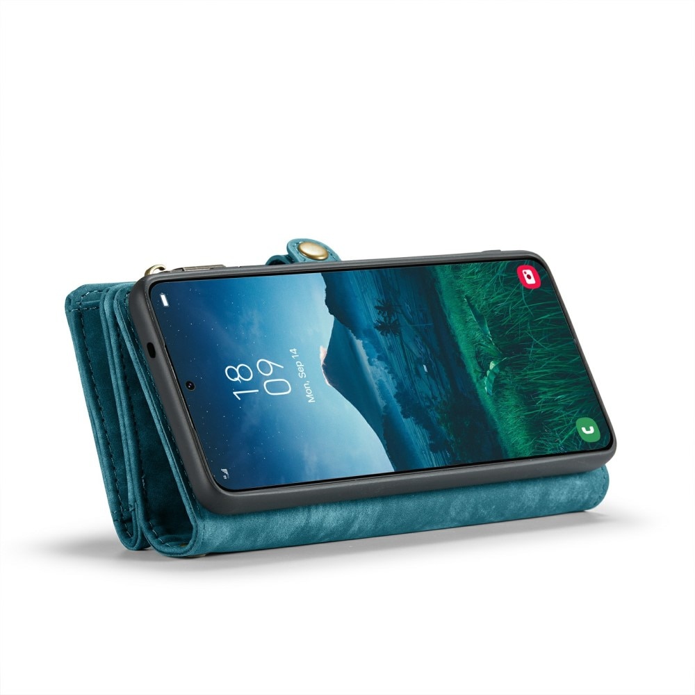 Étui portefeuille multi-cartes Samsung Galaxy S24 Plus, Bleu