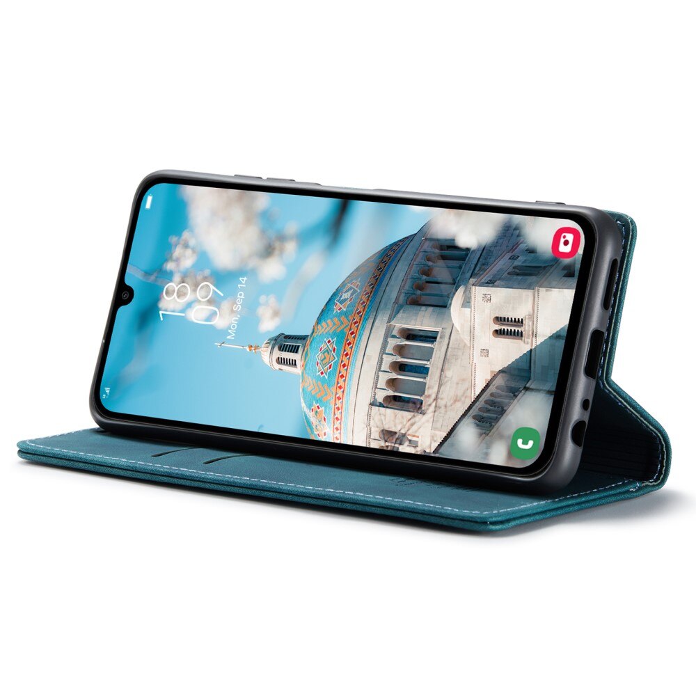 Étui portefeuille mince Samsung Galaxy A15, Bleu