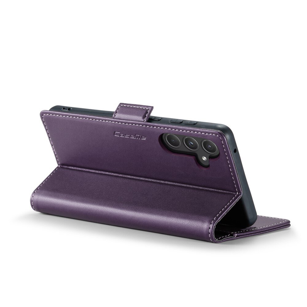 Étui portefeuille mince anti-RFID Samsung Galaxy A55, Violet