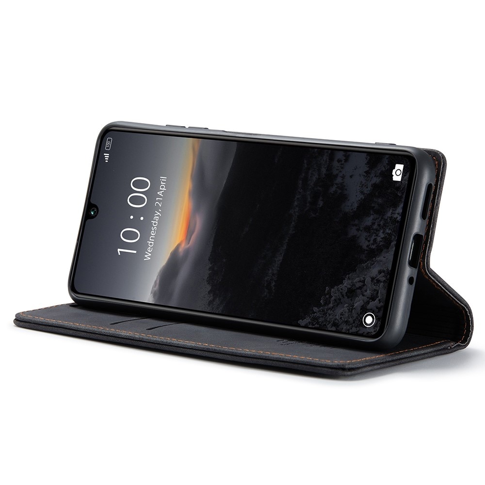 Étui portefeuille mince Xiaomi Redmi 13C, Noir