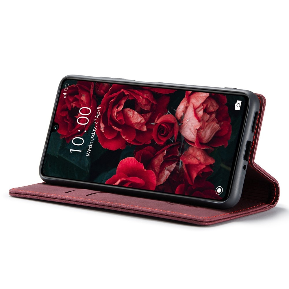 Étui portefeuille mince Xiaomi Redmi 13C, Rouge