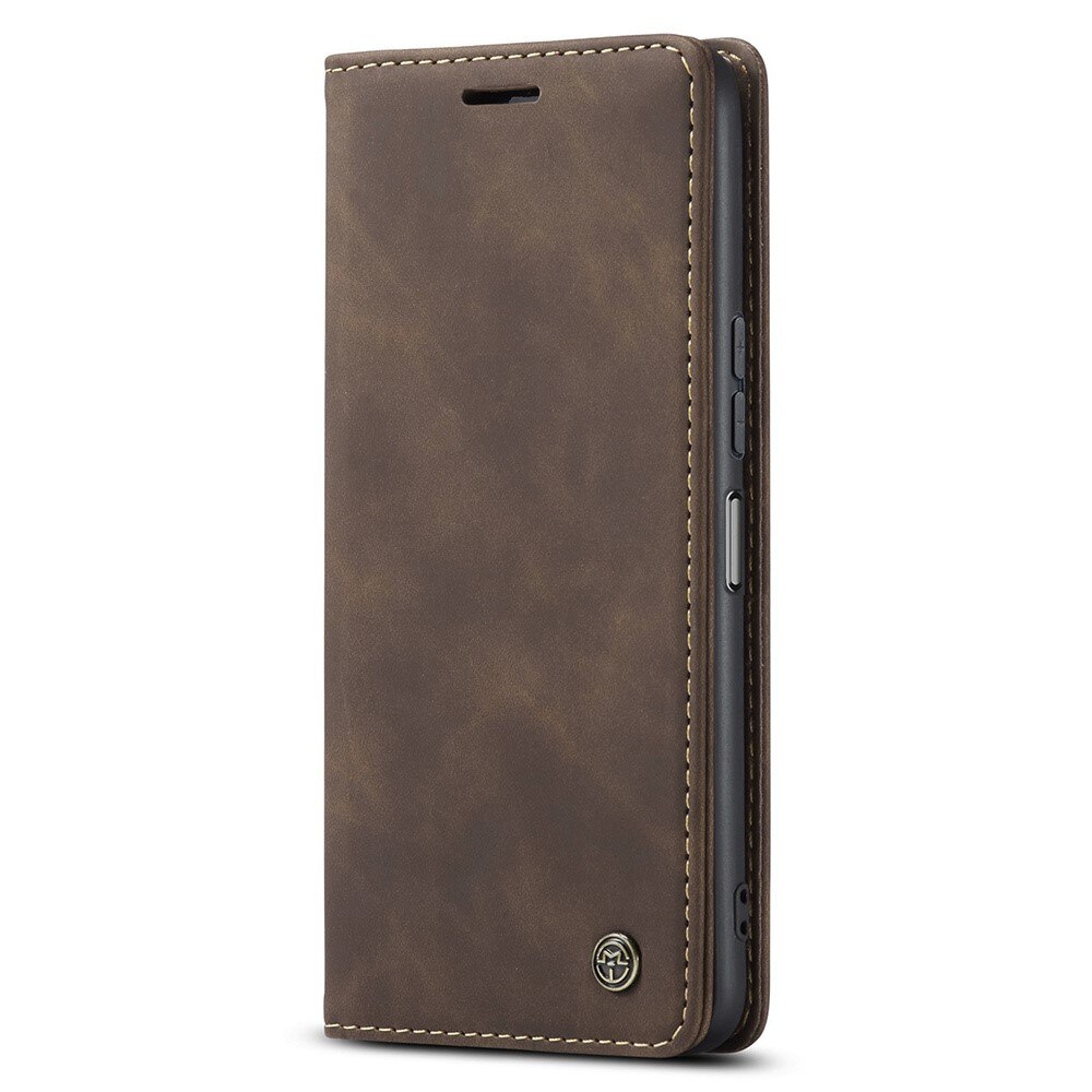 Étui portefeuille mince Xiaomi Redmi 13C, Marron