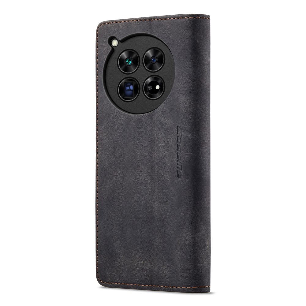Étui portefeuille mince  OnePlus 12, Noir