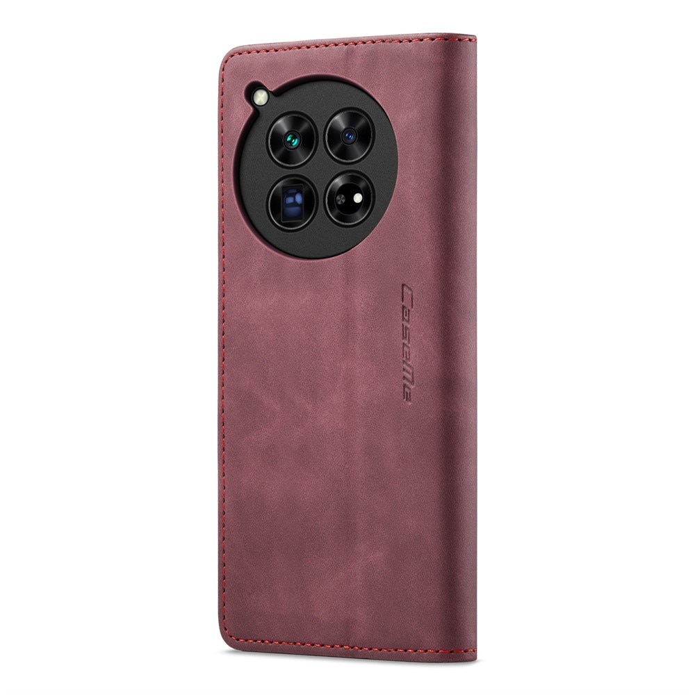 Étui portefeuille mince  OnePlus 12, Rouge