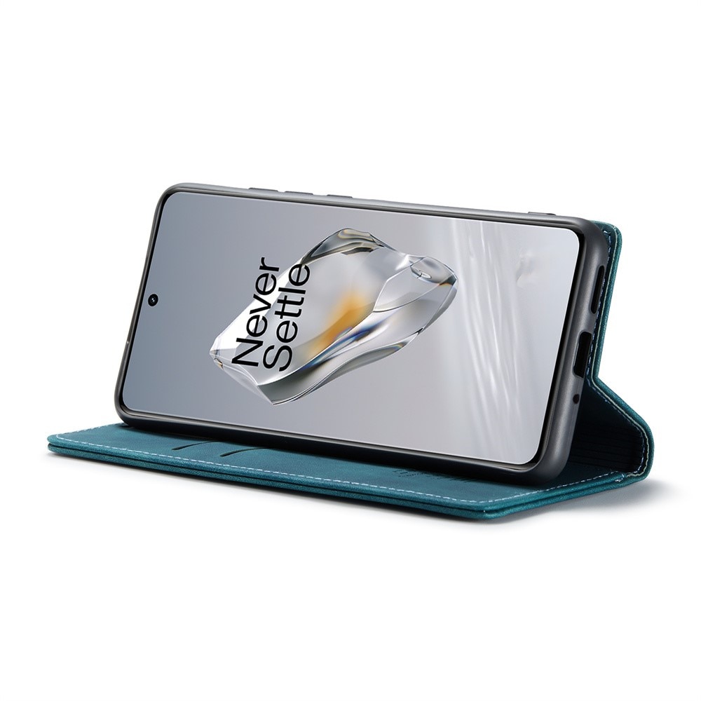 Étui portefeuille mince  OnePlus 12, Bleu