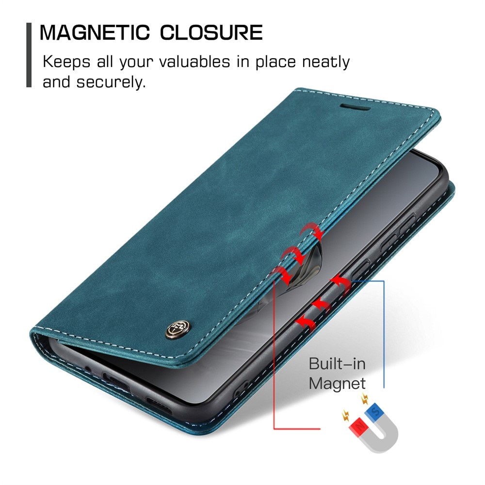 Étui portefeuille mince  OnePlus 12, Bleu