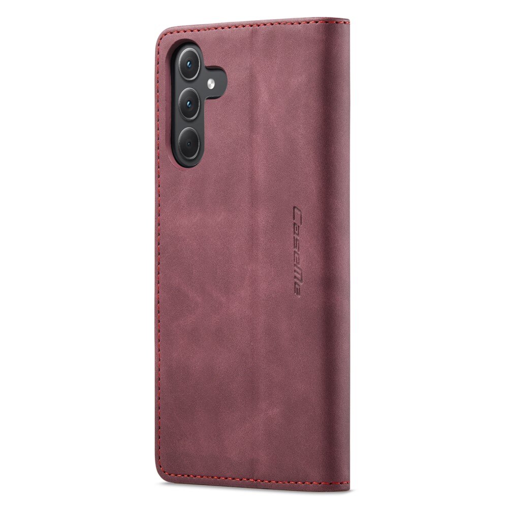 Étui portefeuille mince Samsung Galaxy A35, Rouge