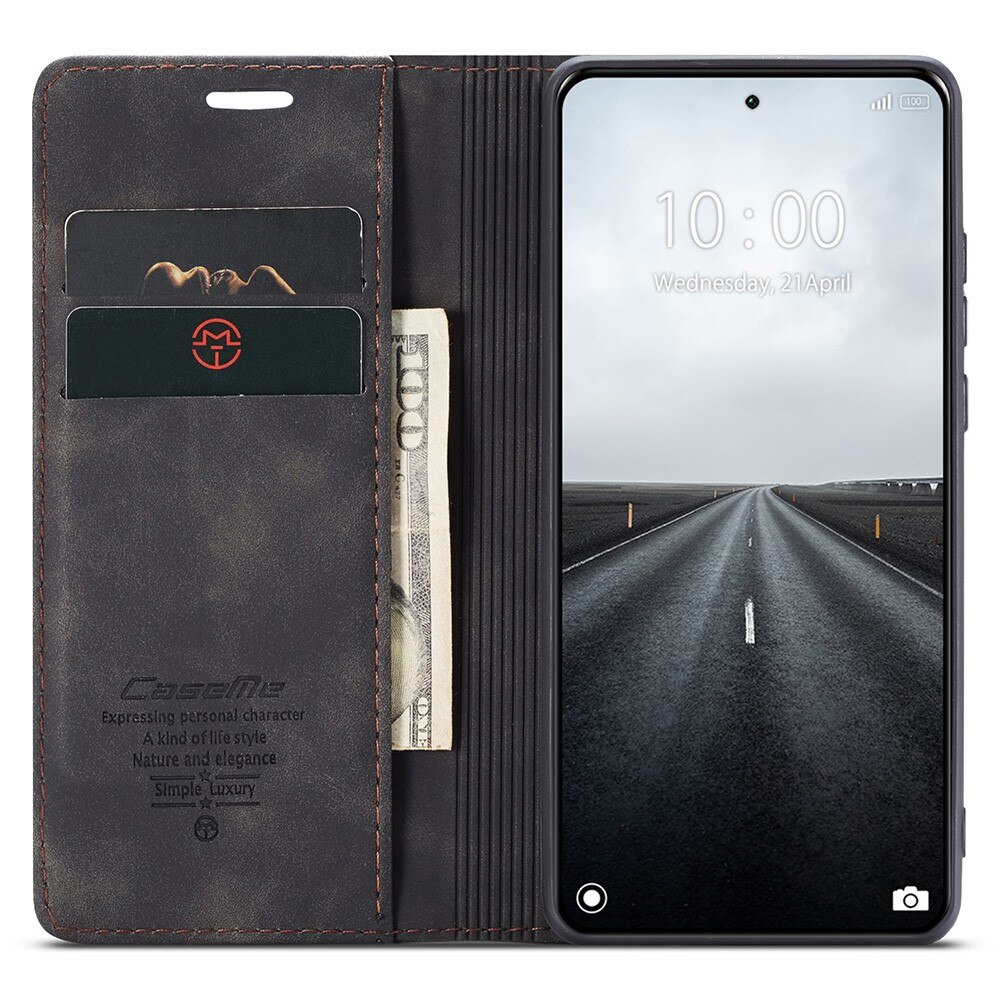 Étui portefeuille mince Xiaomi 14 Pro, Noir