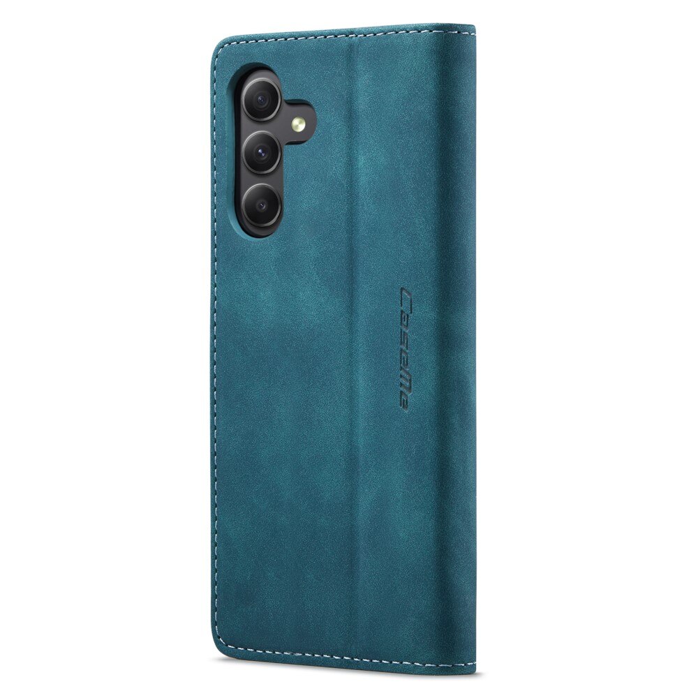 Étui portefeuille mince Samsung Galaxy A25, Bleu