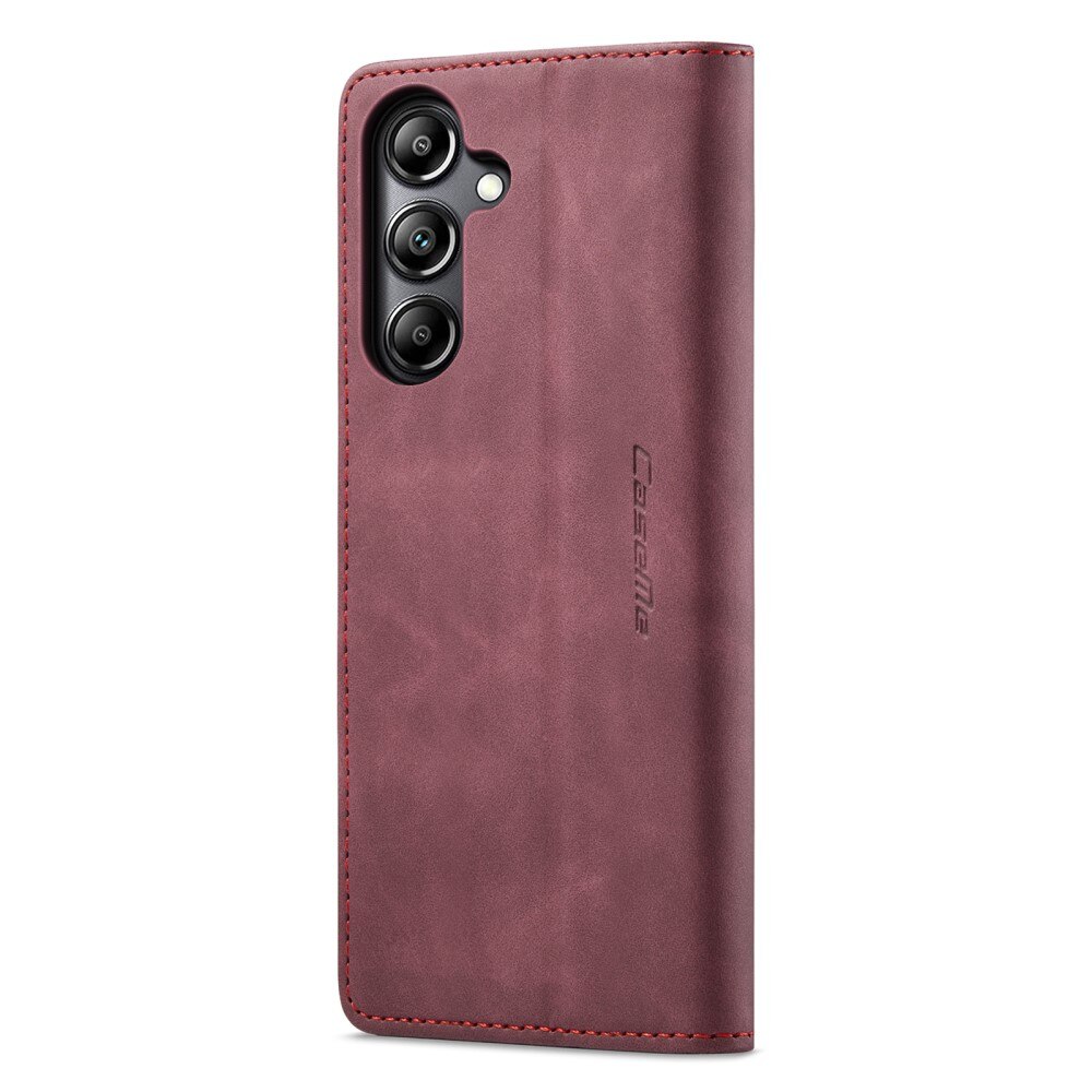 Étui portefeuille mince Samsung Galaxy A05s, Rouge
