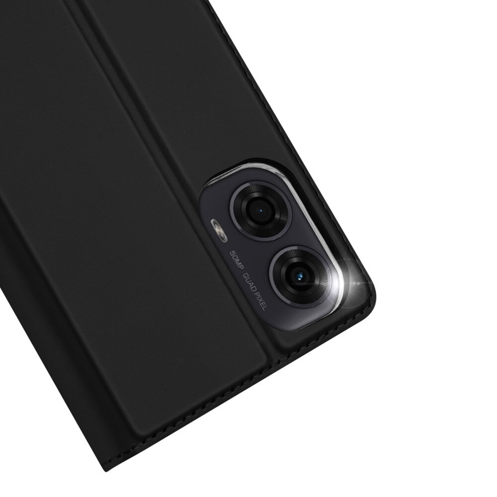 Étui portefeuille Skin Pro Series Motorola Moto E14, Noir