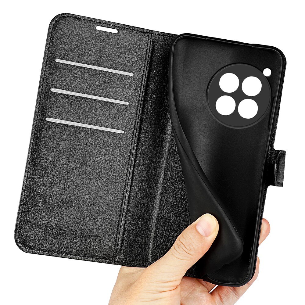 Coque portefeuille  OnePlus 12R, Noir