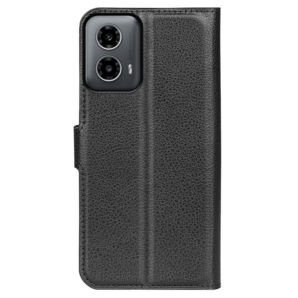Coque portefeuille Motorola Moto G34, Noir