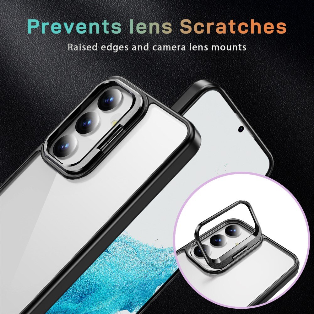 Coque hybride Kickstand Caméra Samsung Galaxy S24, noir