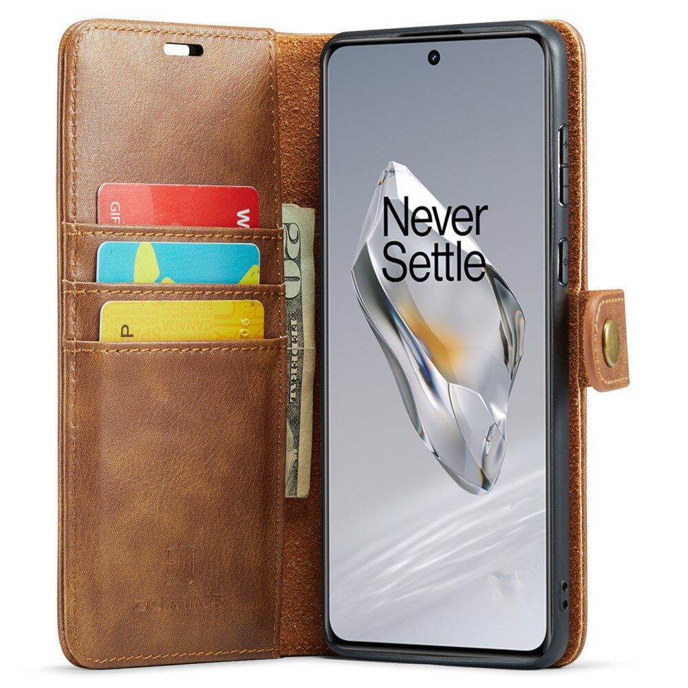Étui portefeuille Magnet Wallet  OnePlus 12, Cognac