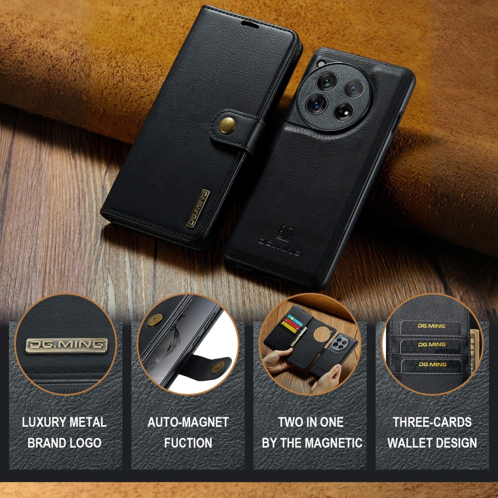 Étui portefeuille Magnet Wallet  OnePlus 12, Black