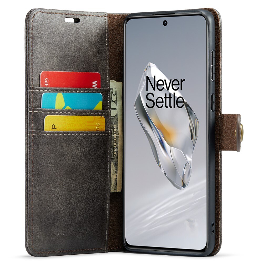 Étui portefeuille Magnet Wallet  OnePlus 12, Brown