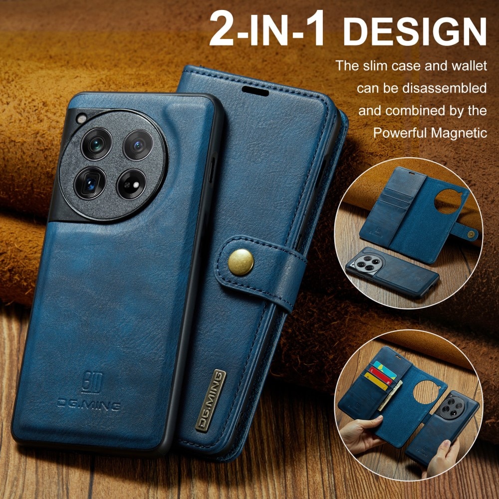 Étui portefeuille Magnet Wallet  OnePlus 12, Blue