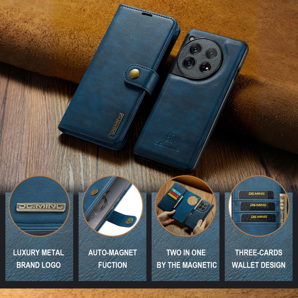 Étui portefeuille Magnet Wallet OnePlus 12, Blue