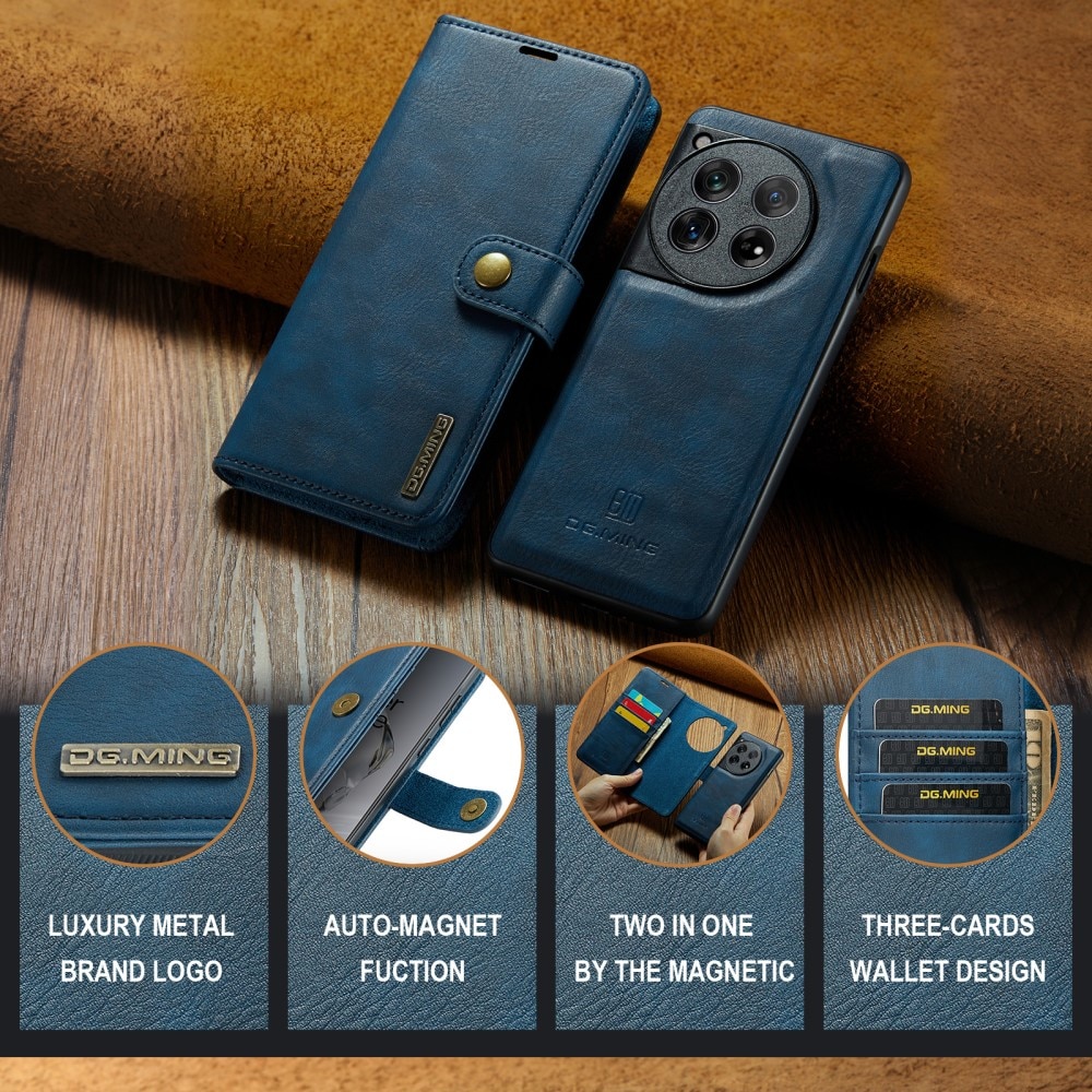 Étui portefeuille Magnet Wallet  OnePlus 12, Blue