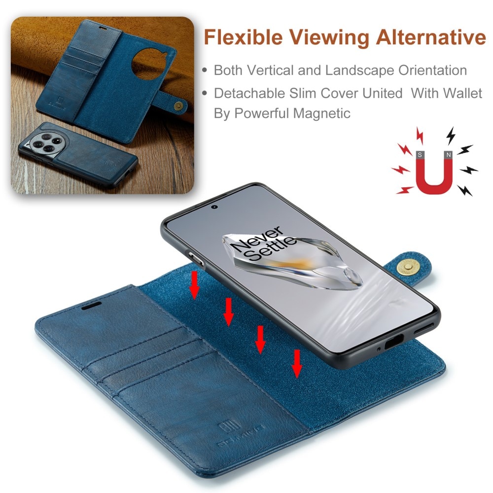 Étui portefeuille Magnet Wallet  OnePlus 12, Blue