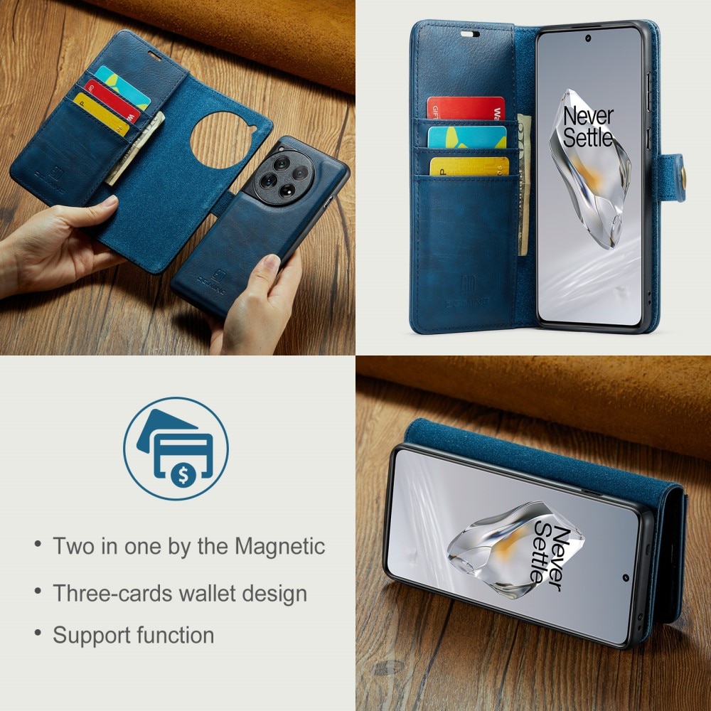 Étui portefeuille Magnet Wallet  OnePlus 12, Blue