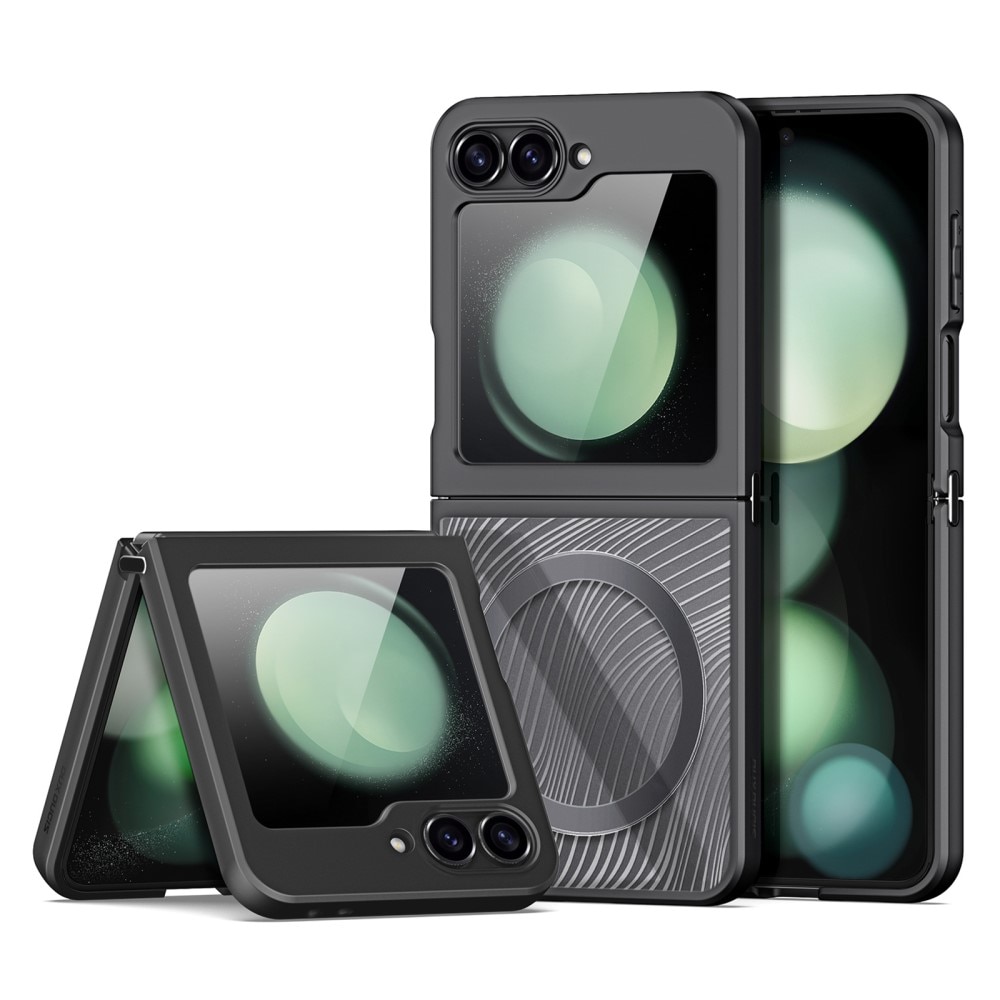 Coque Hybride Aimo Samsung Galaxy Z Flip 6, noir