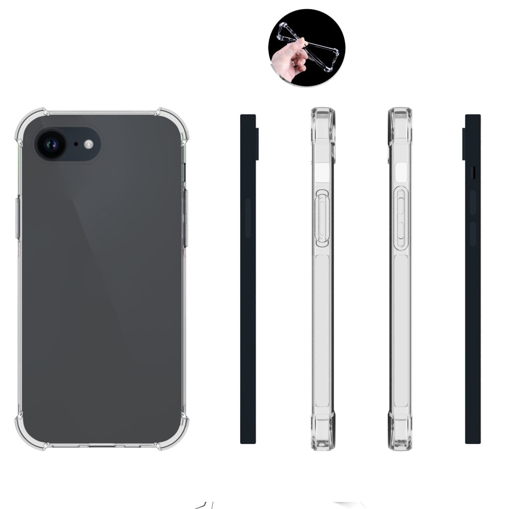 Coque TPU Extra iPhone SE (2024), Clear