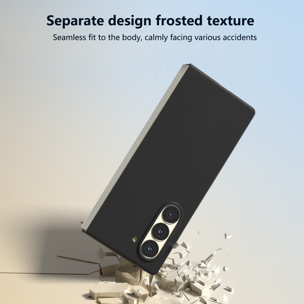 Coque dures caoutchoutées Samsung Galaxy Z Fold 6, noir