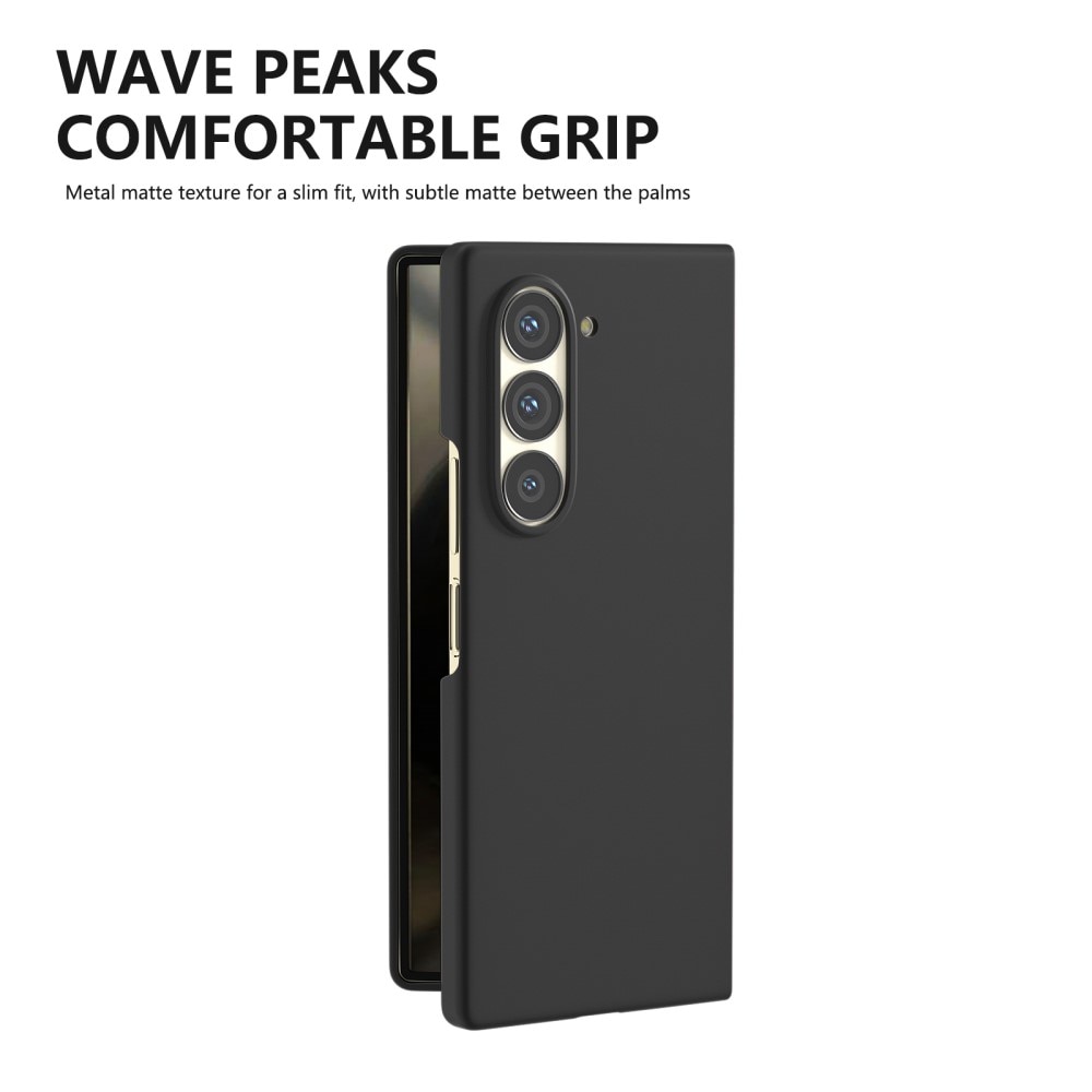 Coque dures caoutchoutées Samsung Galaxy Z Fold 6, noir