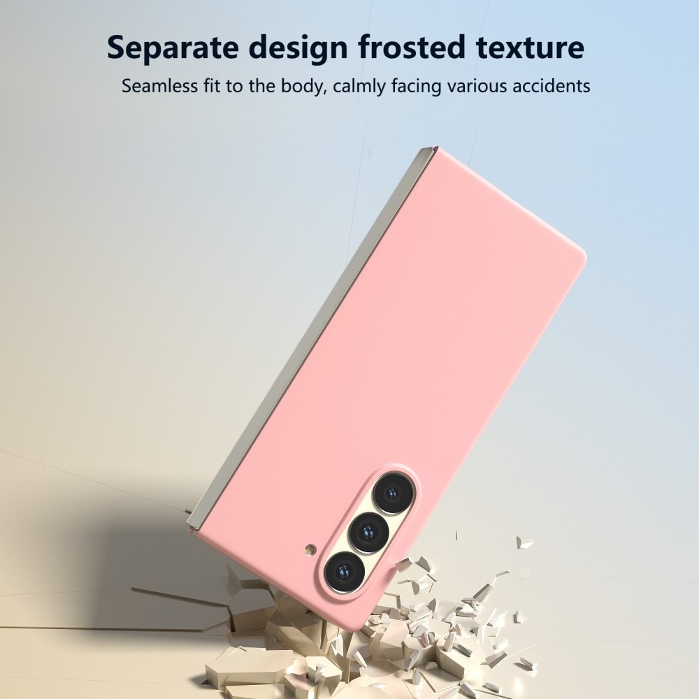 Coque dures caoutchoutées Samsung Galaxy Z Fold 6, rose