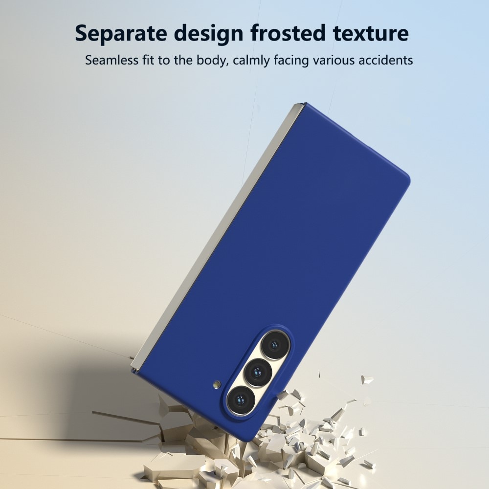 Coque dures caoutchoutées Samsung Galaxy Z Fold 6, bleu