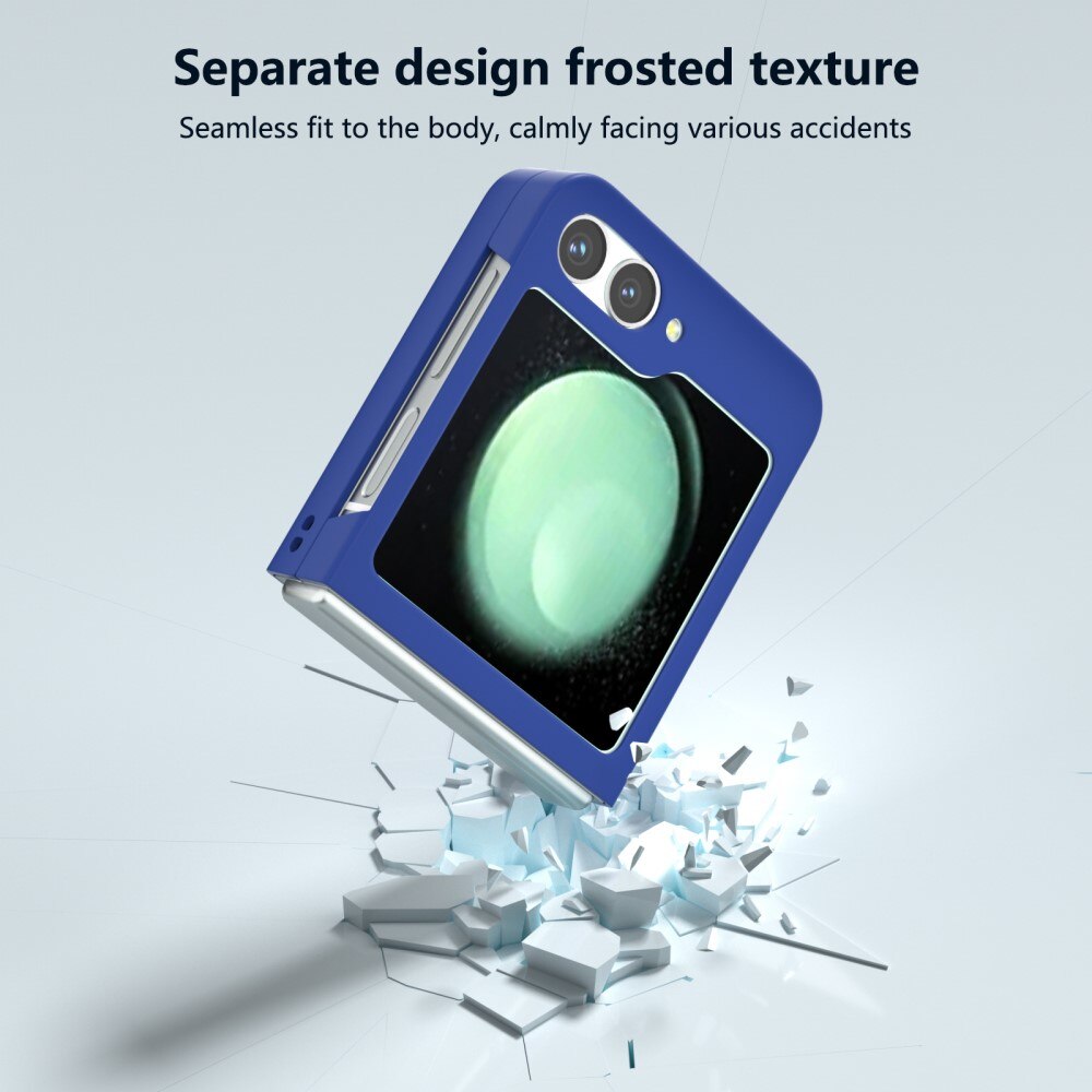 Coque dures caoutchoutées Samsung Galaxy Z Flip 6, bleu
