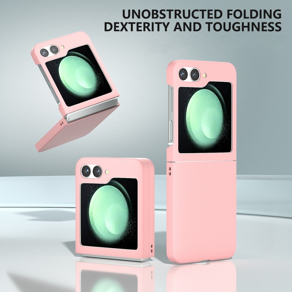 Coque dures caoutchoutées Samsung Galaxy Z Flip 6, rose