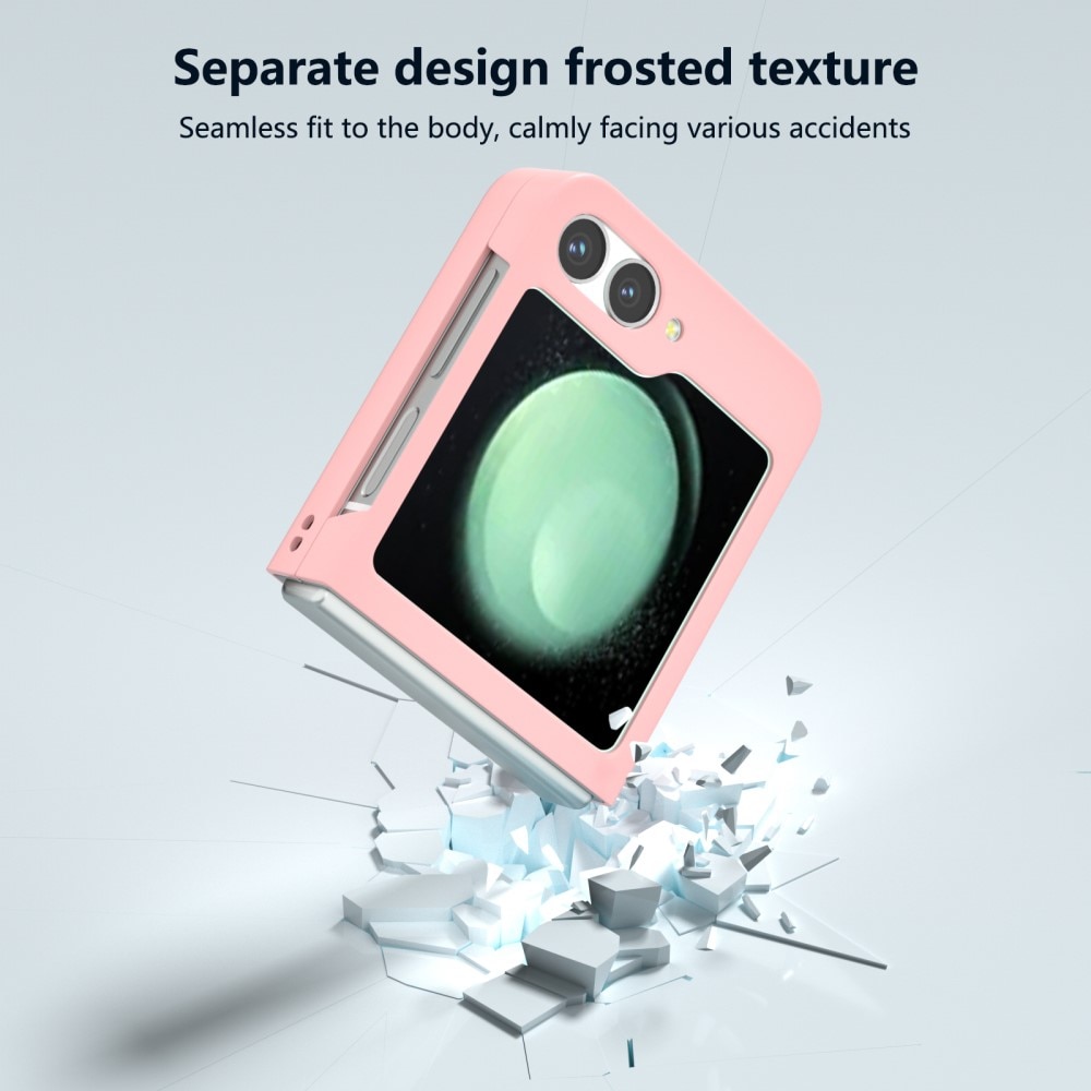 Coque dures caoutchoutées Samsung Galaxy Z Flip 6, rose