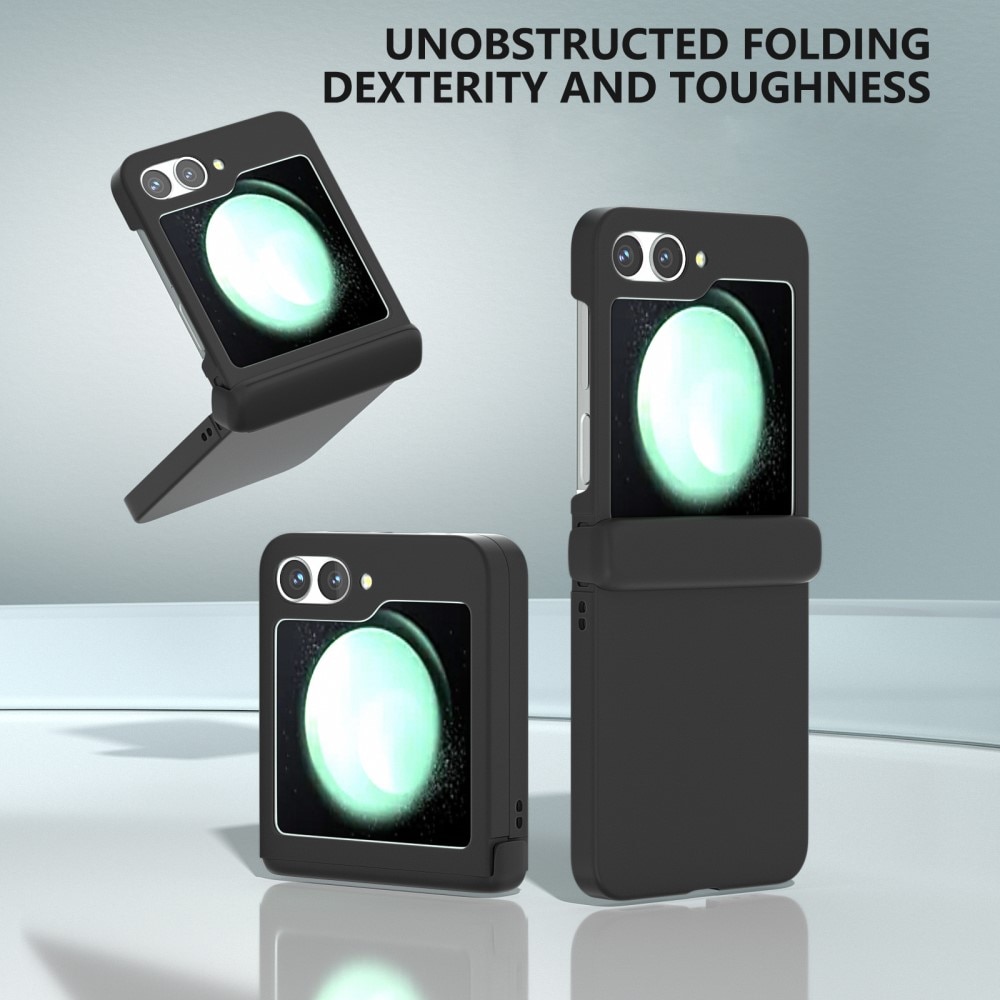 Coque dures caoutchoutées Hinge Protection Samsung Galaxy Z Flip 6, noir