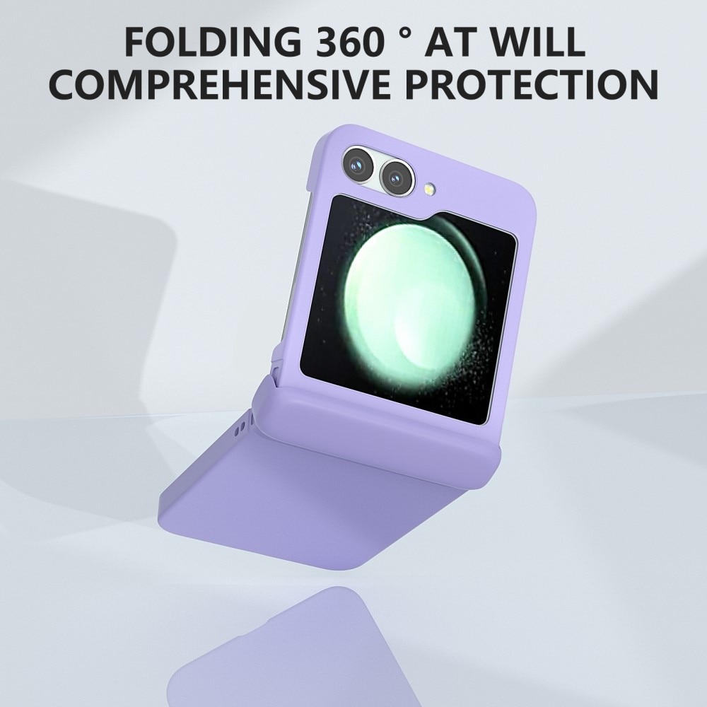 Coque dures caoutchoutées Hinge Protection Samsung Galaxy Z Flip 6, violet