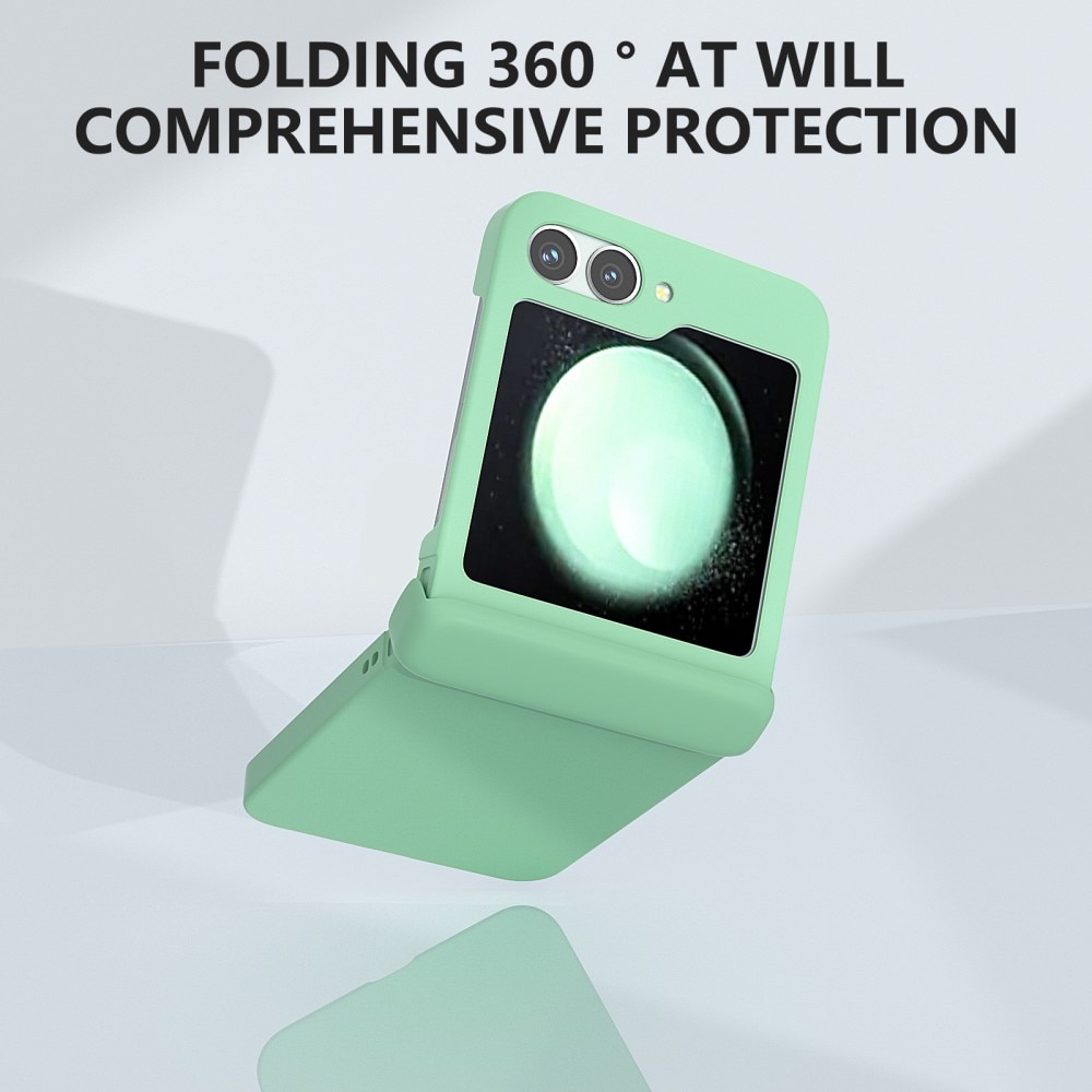 Coque dures caoutchoutées Hinge Protection Samsung Galaxy Z Flip 6, vert