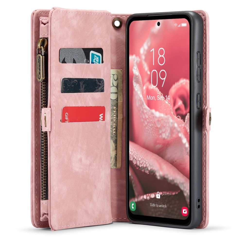 Étui portefeuille multi-cartes Samsung Galaxy A35, Rouge