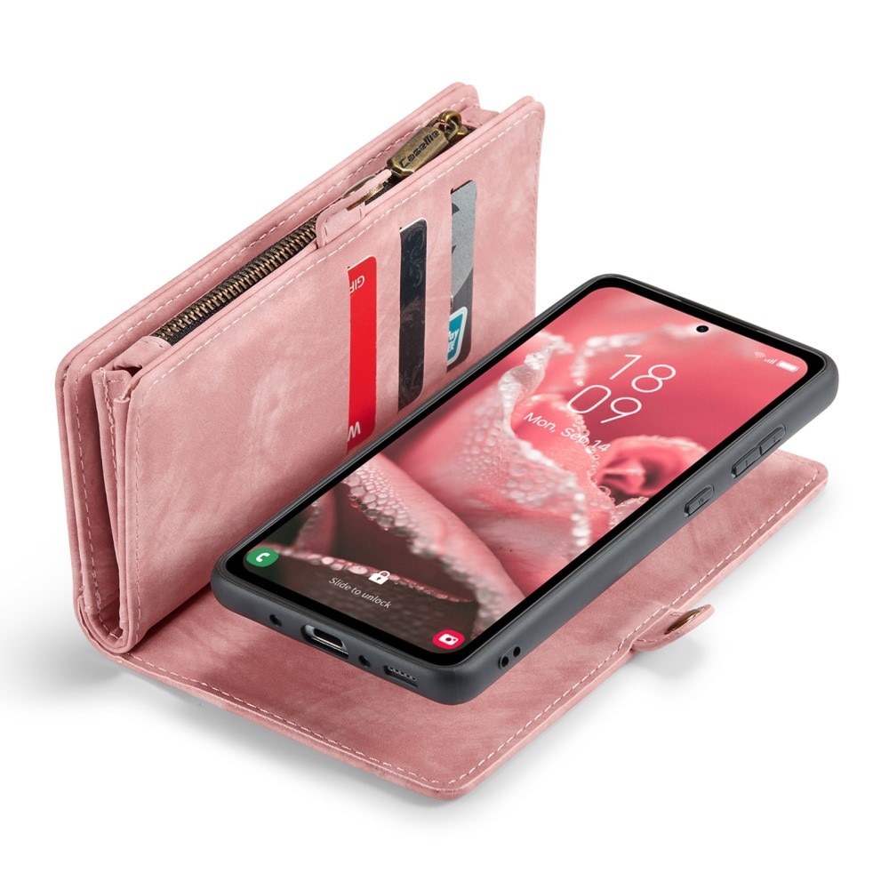 Étui portefeuille multi-cartes Samsung Galaxy A35, Rouge